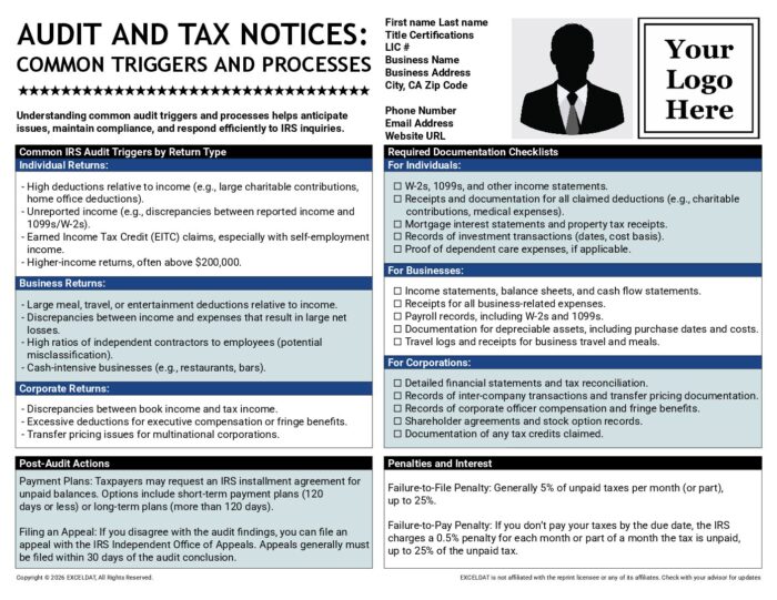 Audit And Tax Notices: Common Triggers And Processes
